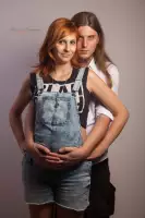 Photographe Grossesse en studio photo pour femme enceinte à Marseille