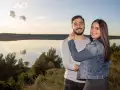 Photographe Séance photo couple en bord de mer à Martigues