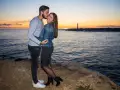 Photographe Séance photo couple en bord de mer à Martigues