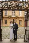 Reportage Photos de mariage : l'arrivée à la mairie d'Aix-en-Provence des mariés